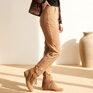 Chicos Faux Leather Pants 14/2.5P